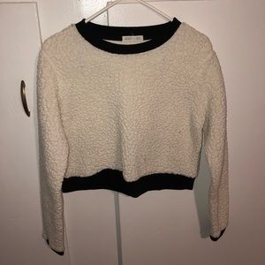 Long sleeve crop sweater